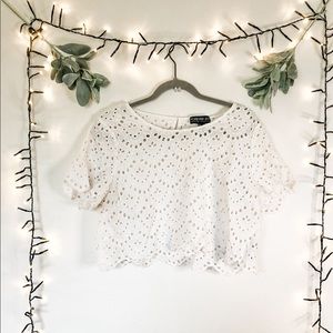 White Crop Top